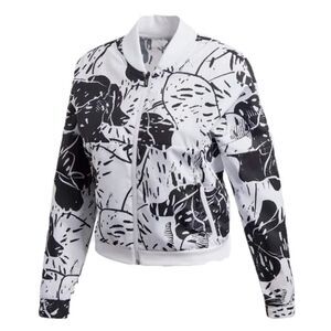 Adidas Printed Cropped Bomber Jacket XS